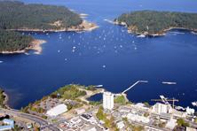 a view of the Nanaimo harbour